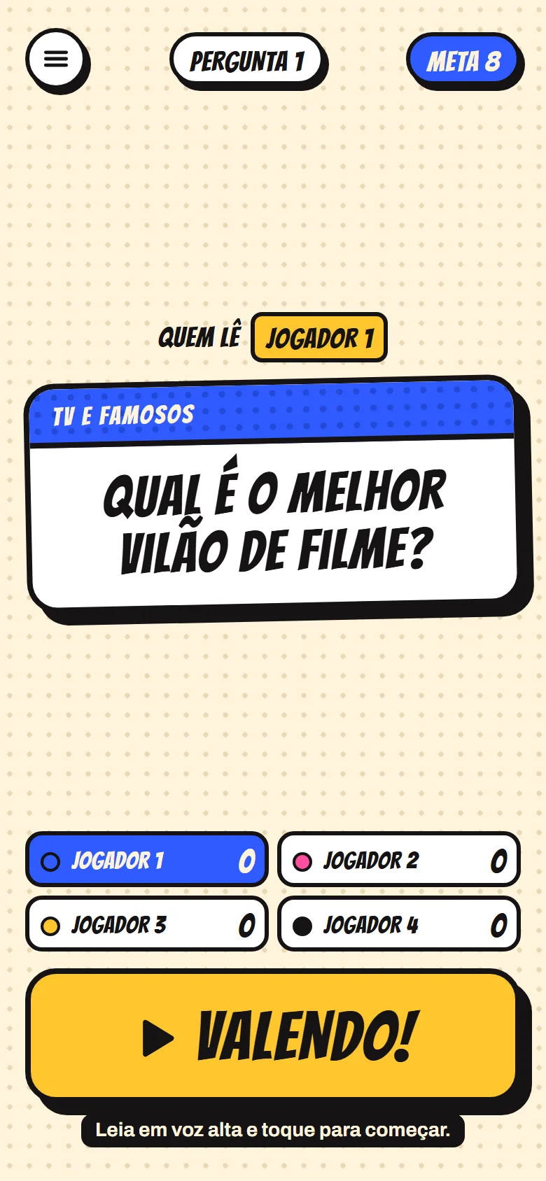 Pergunta do Pense Igual
